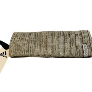 NWT Adidas Linear Headband Light Heather Grey Gray Women's‎ Athletic Running